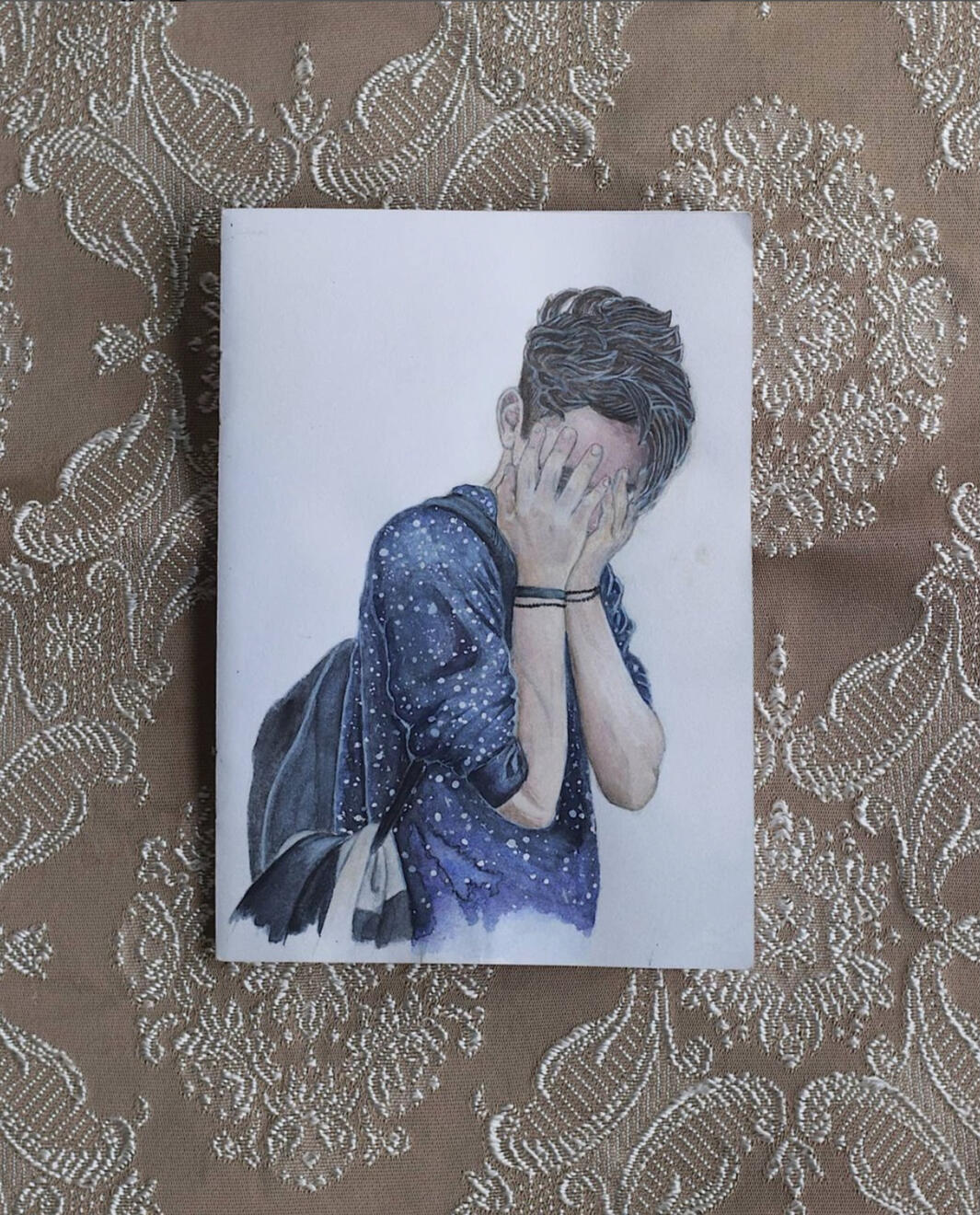 A study in opacity, 2017. Watercolour on paper 14.5x10.5cm